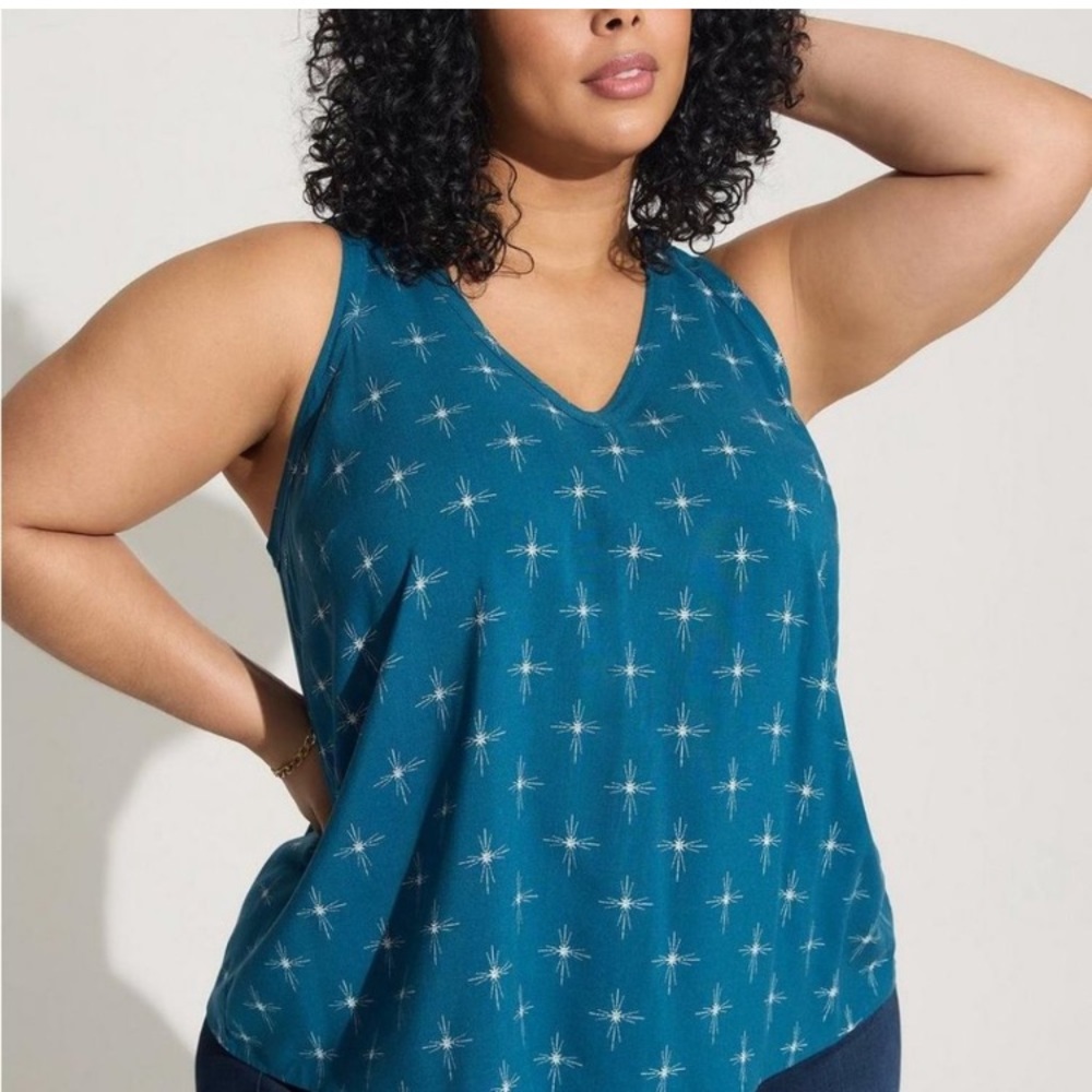 Challis Stitch Detail Tank 22/24